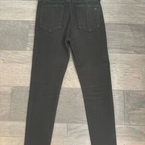 rag & bone Dark Charcoal Skinny Jeans